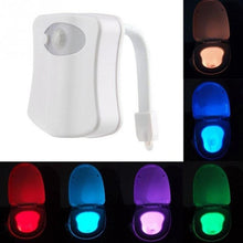 8-COLOR LED SENSORED TOILET POTLIGHT